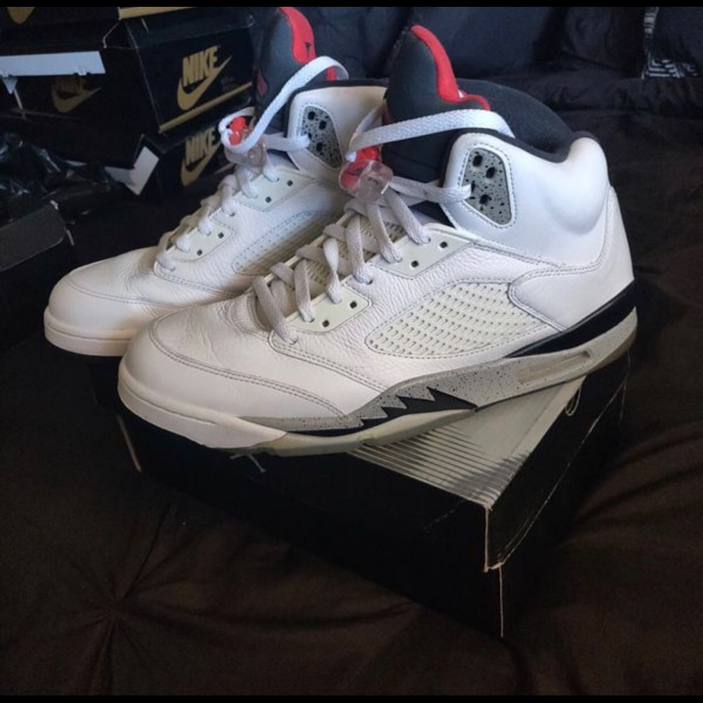 Air Jordan 5 Retro 'White Cement